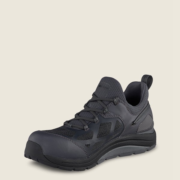 Red Wing Mens Cooltech™ Athletics - Safety Toe - Work Shoes Black - 5982KPUYN